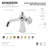 Kingston Brass Fuller Single-Handle 1-Hole Deck Mount Bathroom Faucet with Push Pop-Up-66069171-69976278