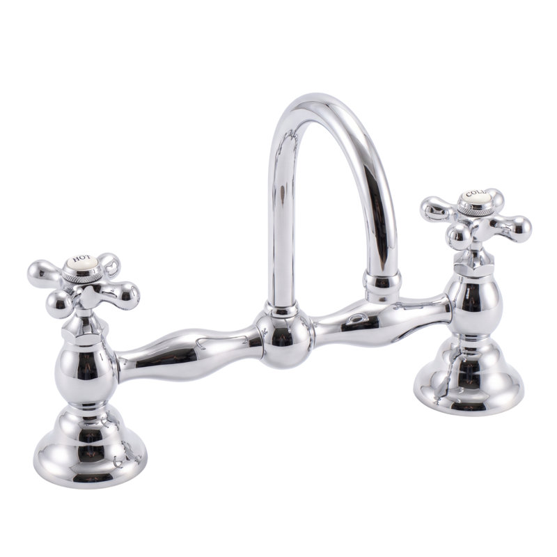 Columbia Centerset Bathroom Faucet with Drain Assembly, Chrome