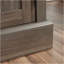Bureau d'ordinateur, finition brune