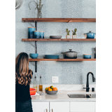 Fifty States Shagreen 10' L x 24" W Peel and Stick Wallpaper Roll