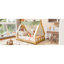 Lit Adventure House avec tente amovible, bois aggloméré, confortable retraite blanche