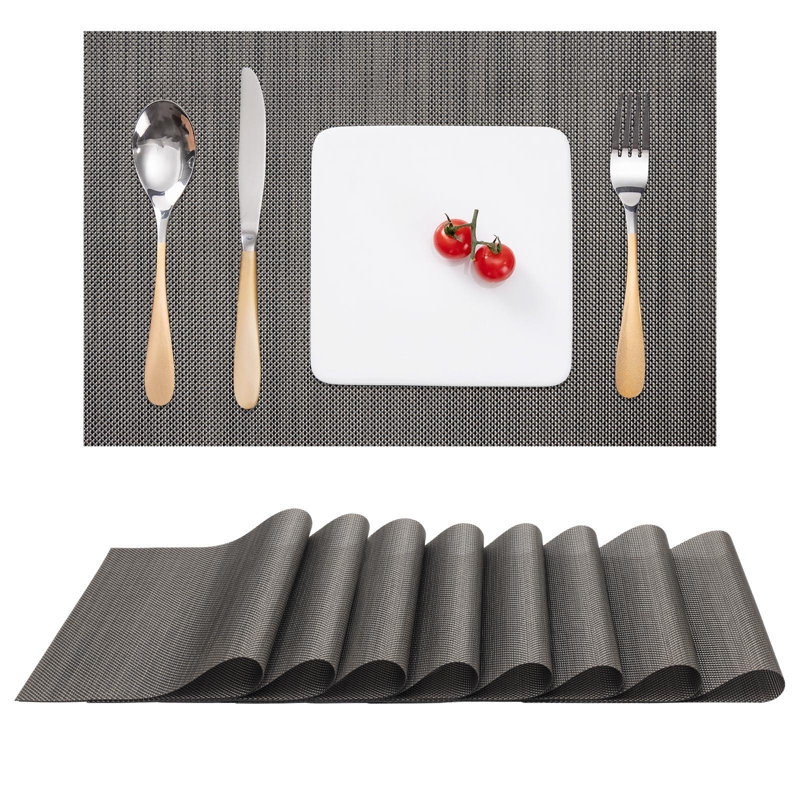 Polyvinyl Chloride Placemat, Dark Brown