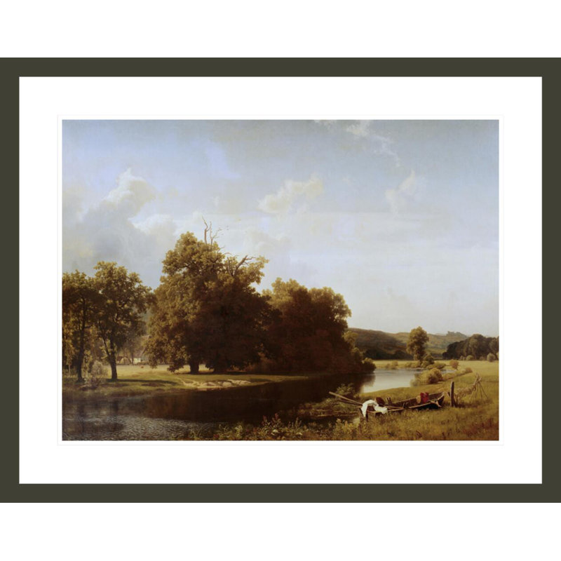 «Westphalia» par Albert Bierstadt, impression giclée encadrée, H 23,38 po x l 29,5 po