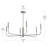 Reines 6-Light Brushed Nickel Large Chandelier-127380277-130106214