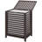 HOMCOM Bamboo Laundry Hamper With Lid