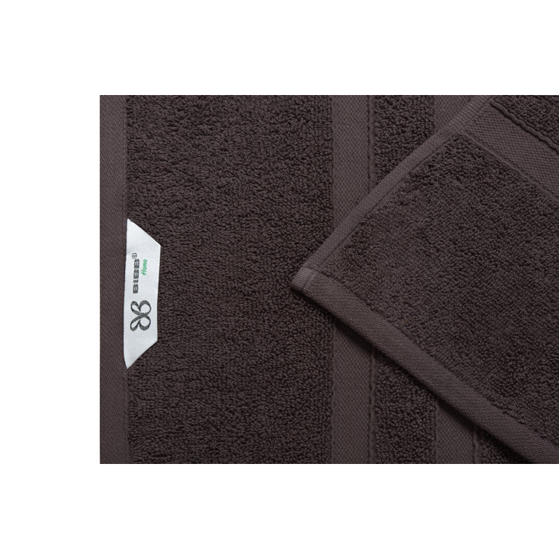 Ensemble de serviettes en coton 18 pièces Bibb Home Zero Twist (9 couleurs disponibles), Gris