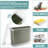 Sorbus Stationery File Box - Binder & Notebook Bin With Lid