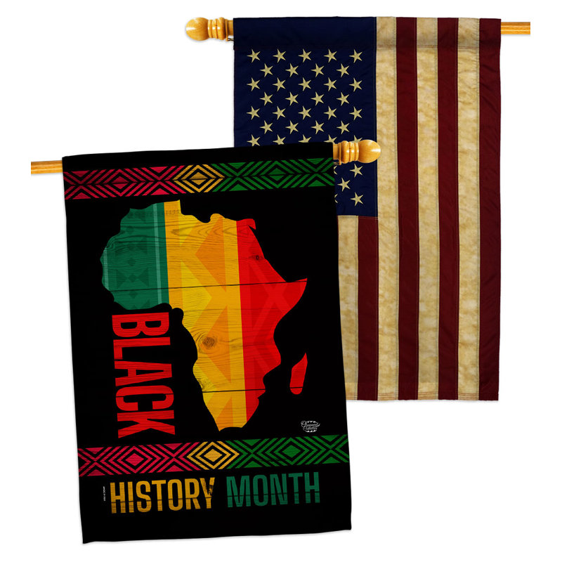 Double Sided 40'' H x 28'' W Polyester House Flag