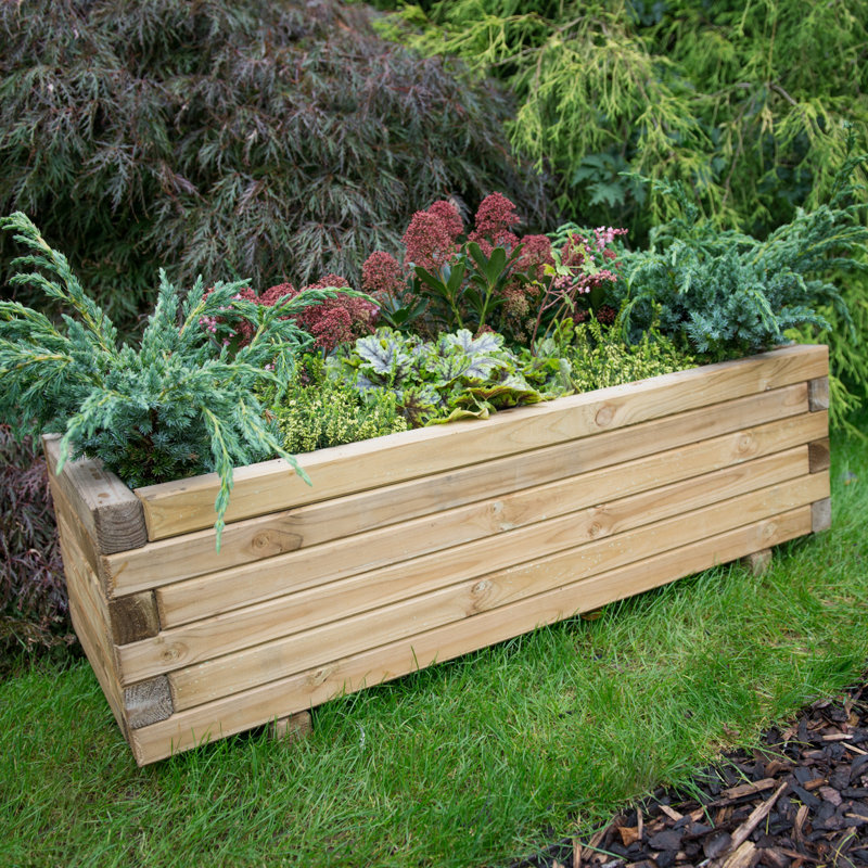 Handmade Wood Planter Box