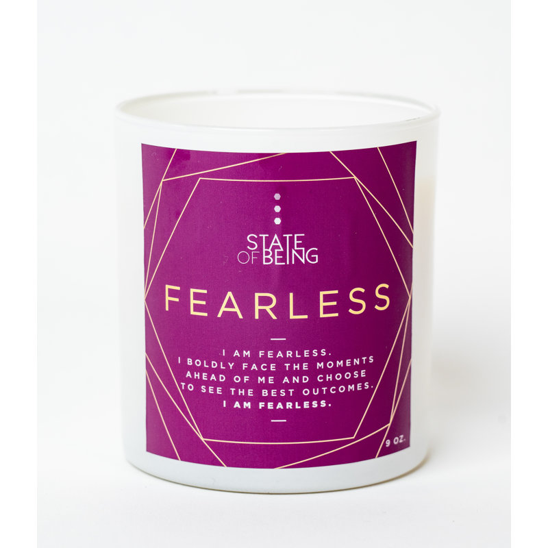 Bougie en pot parfumée Fearless Affirmation