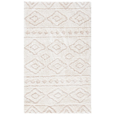 Sparta Shag Geometric Indoor/Outdoor Rug