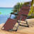 Outsunny Folding Chaise Lounge Chair For Outside, 2-In-1 Tanning Chair With Pillow & Pocket, Adjustable Pool Chair-566671071-566671040