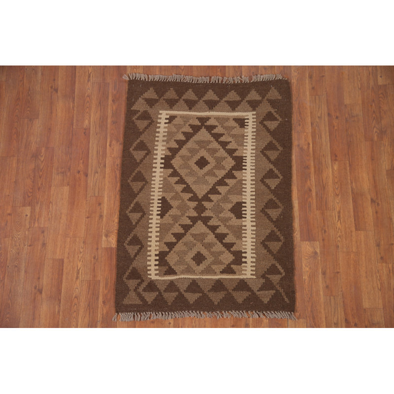 Geometric Kilim Oriental Area Rug 3x4