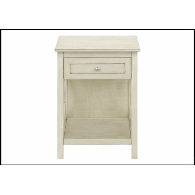 Table d'appoint transitionnelle à 2 niveaux avec tiroir de rangement, parfaite pour la chambre à coucher ou le salon, peu encombrante et élégante
