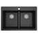 Karran Quartz 33'' X 22'' 50/50 Double Bowl Composite Drop-in Kitchen Sink