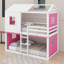 Lit double superposé en bois avec tente-340415298-340415303