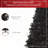 7ft Artificial Christmas Black Tree