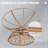 Ahlexus Swivel Wicker Outdoor Lounge Chair-1262485136