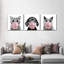 «Funny Animal Bubble Gum», ensemble de 3 reproductions sur toile 3 pièces-93062773