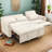 82'' Convertible Sleeper Sofa With Reversible Chaise Lounge – 2-In-1 Pull-Out Sofa Bed With Storage For Guest Space-1569373866