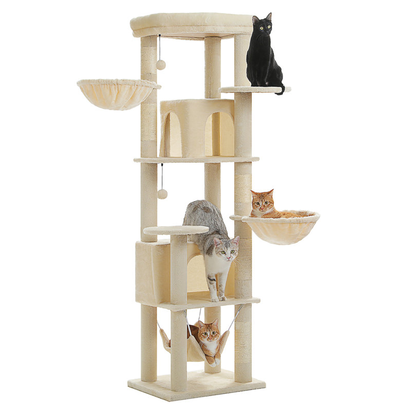 Arbre à chat, Beige