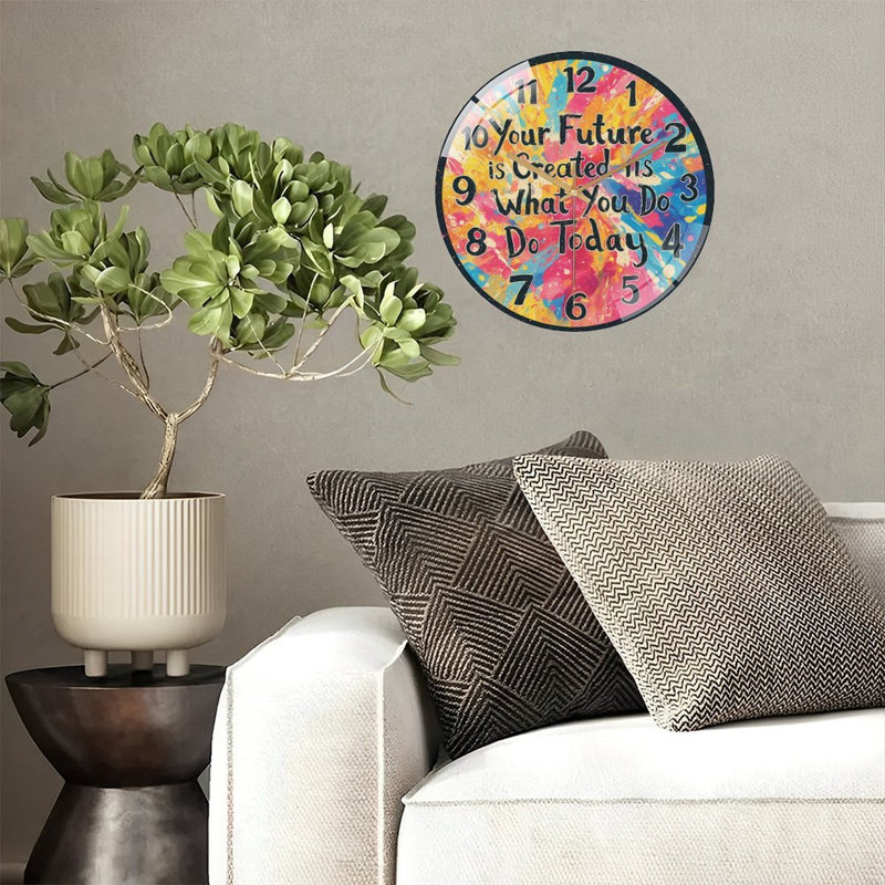 Horloge murale 12 po