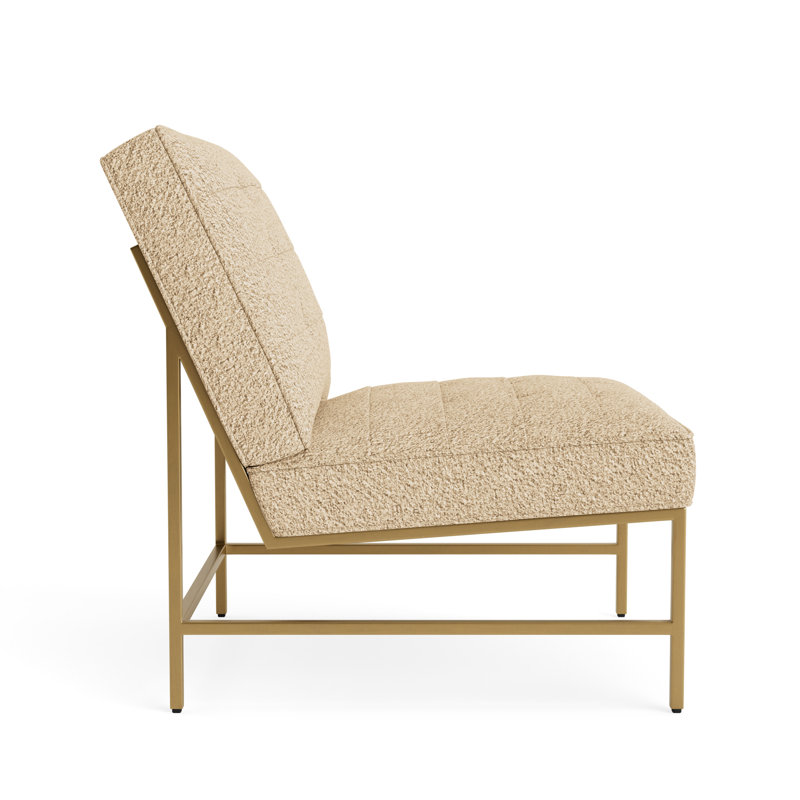 Major Chair, Brushed Brass, Berber - Dune