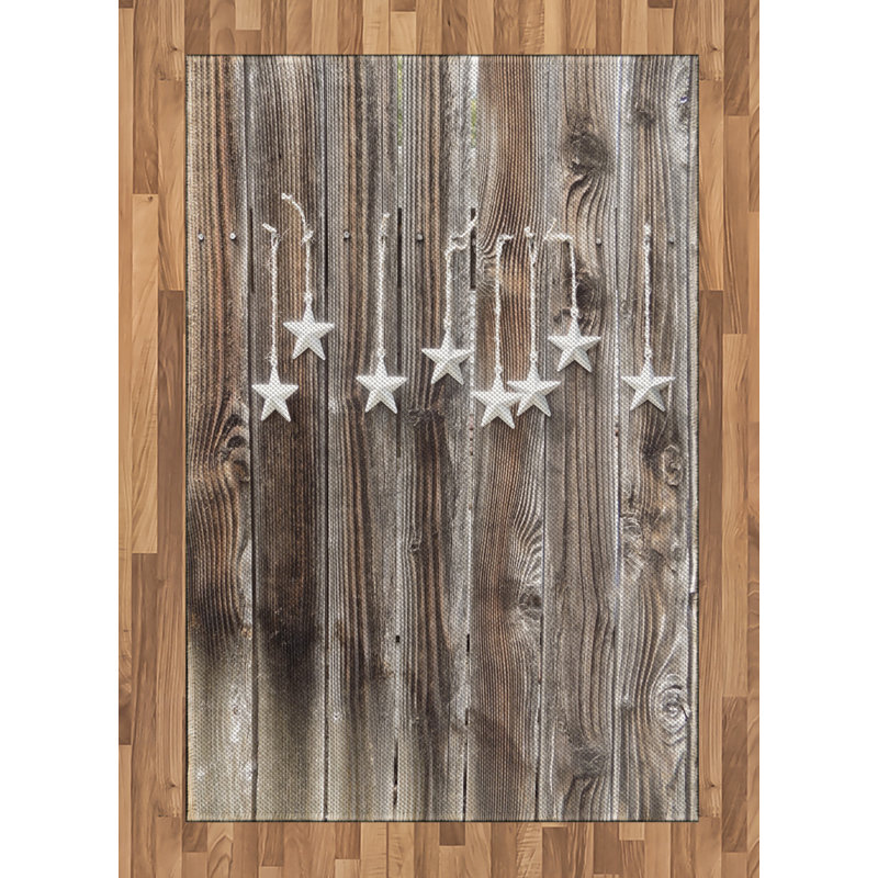 Prehistoric Country High Density Long Fiber Poly Threads Decorative Area Rug Carpet, Rectangle 4' x 5'8"