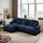 Blue Chenille