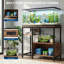 Support d'aquarium de 40 à 50 gallons, support de réservoir de poisson robuste 600LBS avec armoire et prise de courant-130822394