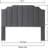 Gabbrielle Tufted Upholstered Headboard-849513718-849513721