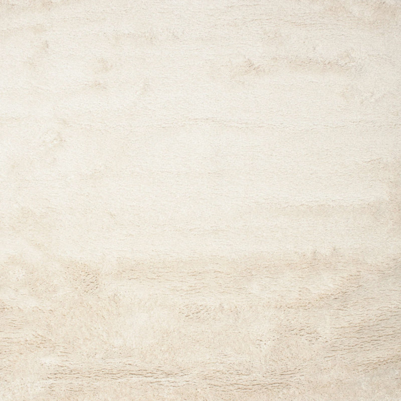 Tapis beige contemporain, Carré 5 pi