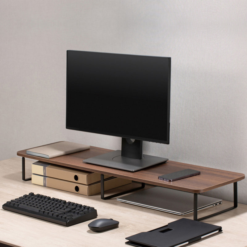 Support pour ordinateur portable à installation rapide, Brun