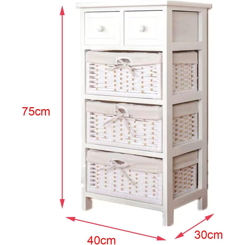 Broady 40cm W Manufactured Wood Bedside Table