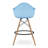Modholic Eiffel Counter Stool With Arms, Blue-71243323