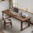 Light walnut Rectangular Solid Wood desk-1224500930