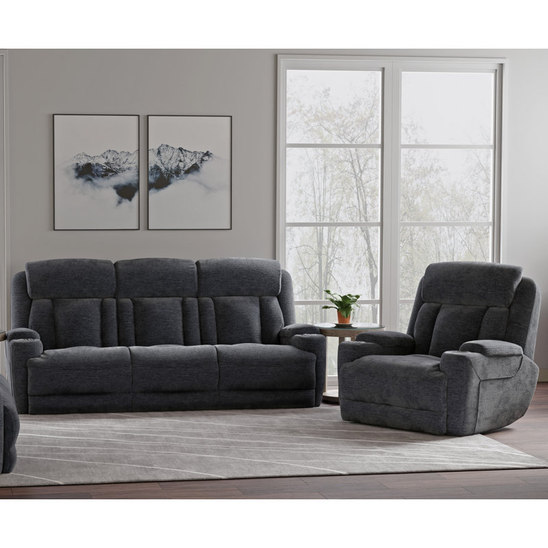 Canapé inclinable Pul Power, Gris anthracite Lucky