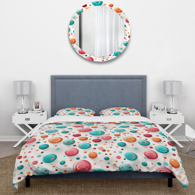 Ensemble de housse de couette Popart Candy Crush Delight I