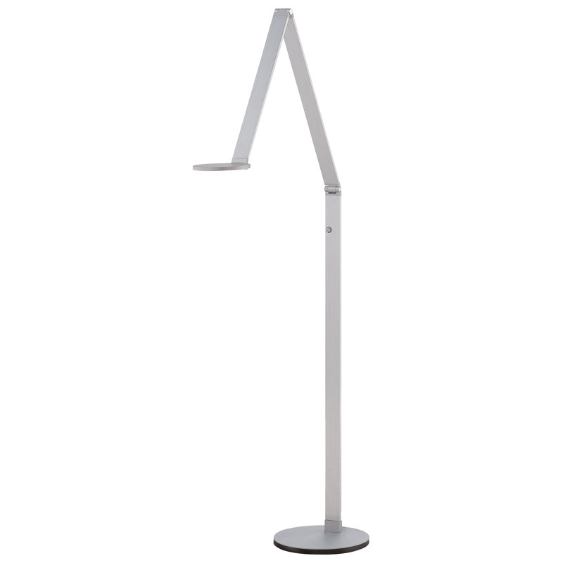 Abelina 65.5'' Task Floor Lamp, Nickel