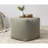 Boucle Contemporary Solid Hand-Woven Boucle Pouf Ottoman-1389857412