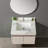 31 Inch Marble Vanity Top, Bathroom Vanity Top with Undermount Rectangular Middle Sink and 4" Height Backsplash