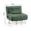 Griswalda 1 Seater Velvet Reclining Futon-1465120181