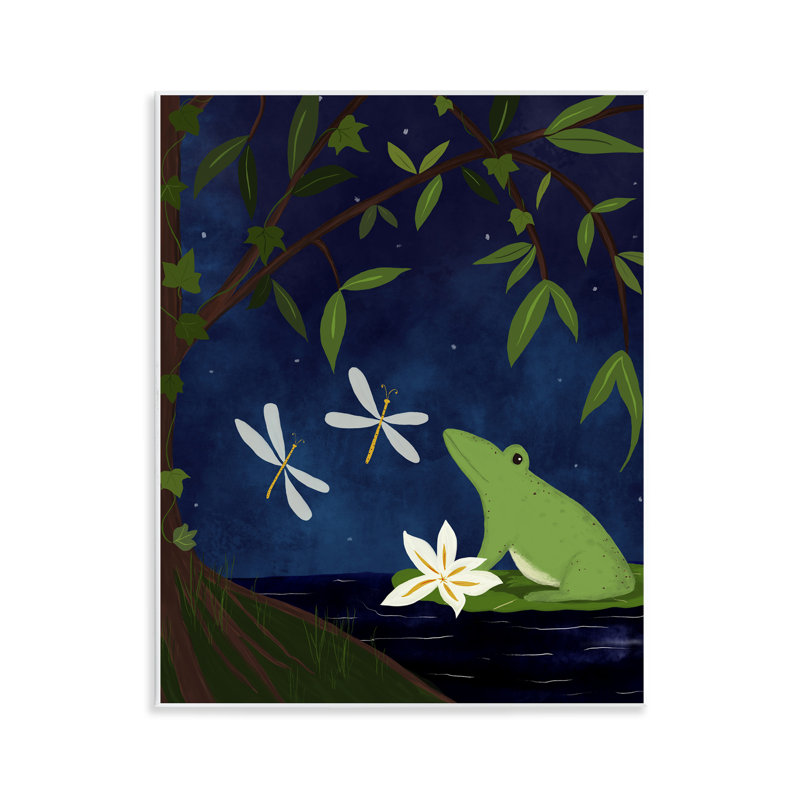  «Frog in Night Forest», art mural par Michelle Ingari Designs