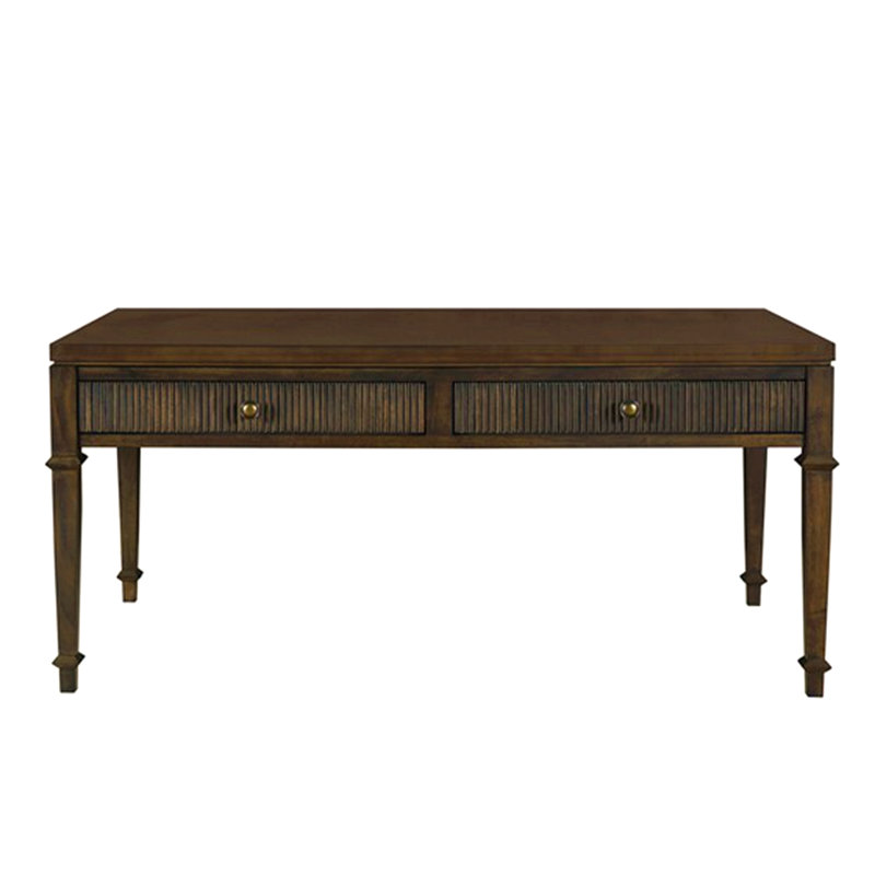 Fluted 2-Drawer Coffee Table