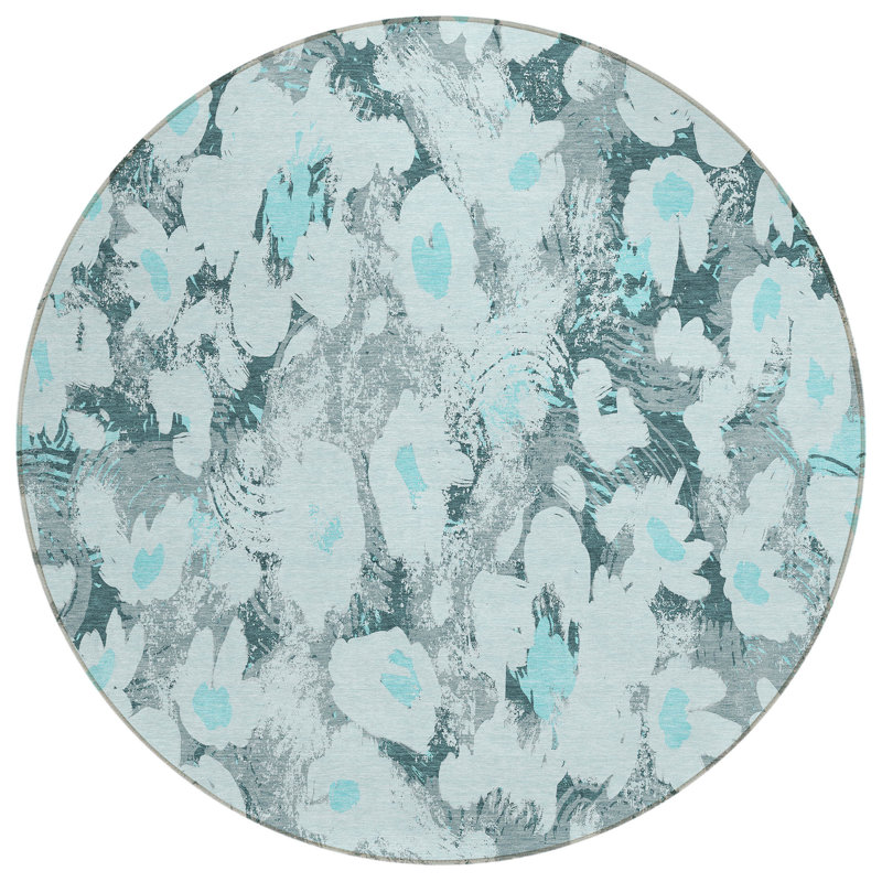 Tapis d'intérieur rond 8 pi