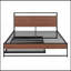 Queen Size Metal Platform Bed Frame With Trundle, USB Ports And Slat Support ,No Box Spring Needed
