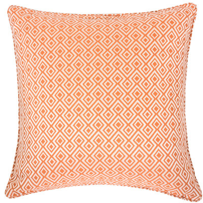 Geometric Cotton Blend Pillow Cover