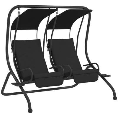 2 Person Porch Swing with Canopy