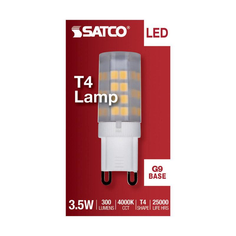 3.5 Watt White LED Bulb, 4000K