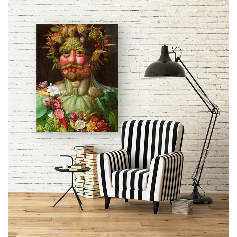 Rudolf II Of Habsburg As Vertumnus by Giuseppe Arcimboldo - Wrapped Canvas Painting, 70cm H x 50cm W x 4cm D
